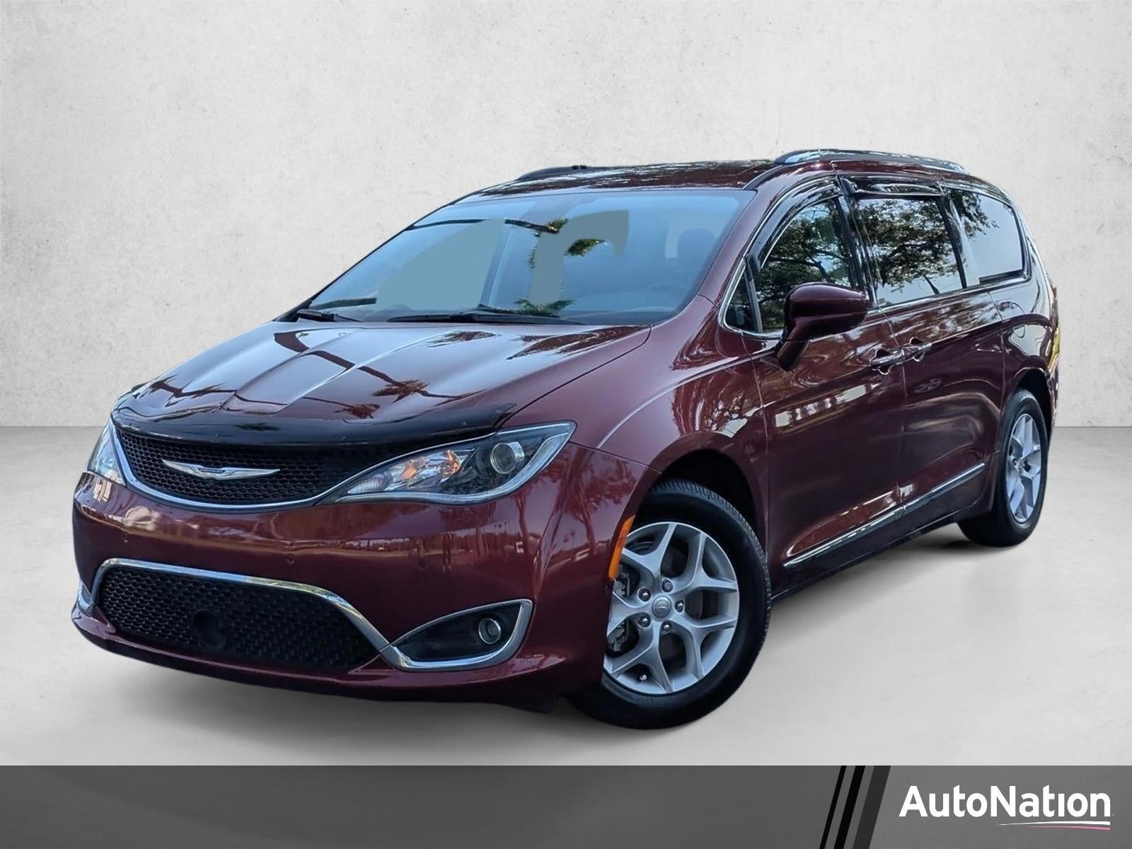 2020 Chrysler Pacifica Touring L Plus FWD in Velvet Red Pearlcoat — front three-quarter view