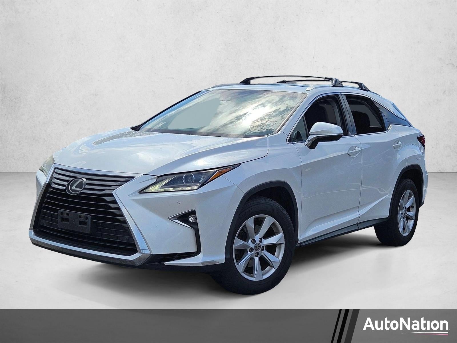 2017 Lexus RX 350 AWD in Eminent White Pearl — front three-quarter view